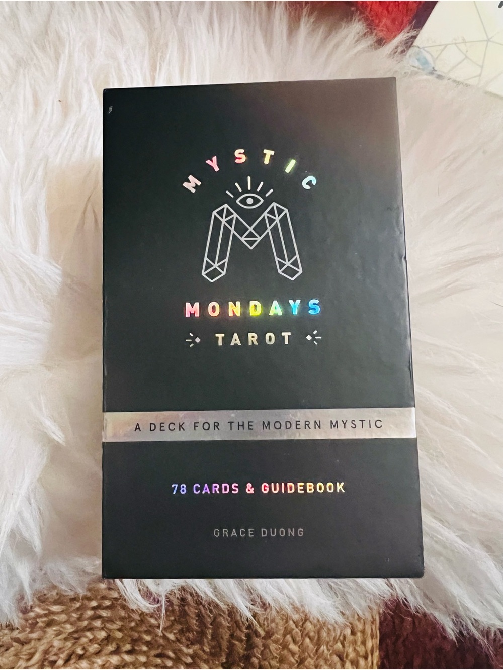 Mystic Mondays Tarot Deck - Black Holographic Box